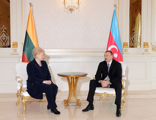 Отношения между Азербайджаном и Литвой развиваются очень успешно - Президент Ильхам Алиев (версия 2) (ФОТО)