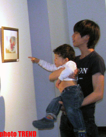 В Баку корейцы представили свои работы и исполнили мугам (фотосессия)