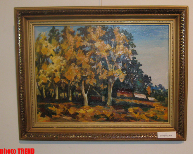 В Баку корейцы представили свои работы и исполнили мугам (фотосессия)