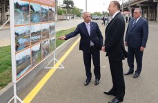 Президент Ильхам Алиев: Живущие в поселках граждане должны быть обеспечены всеми необходимыми инфраструктурными возможностями (версия 2) (ФОТО)