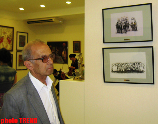 Радует, что открывается не ресторан, а галерея - народный художник Азербайджана Агали Ибрагимов (фотосессия)