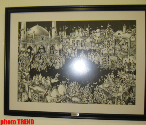 Радует, что открывается не ресторан, а галерея - народный художник Азербайджана Агали Ибрагимов (фотосессия)