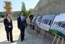Президент Азербайджана ознакомился с ходом работ по реконструкции в парке Гейдара Алиева в Сумгаите (ФОТО)