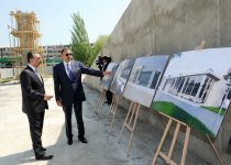 Президент Азербайджана ознакомился с ходом работ по реконструкции в парке Гейдара Алиева в Сумгаите (ФОТО)