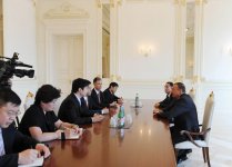 Президент Ильхам Алиев принял сопредседателя азербайджано-китайской межправкомиссии по торгово-экономическому сотрудничеству (ФОТО)