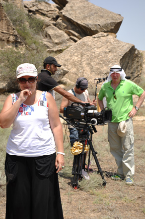 Фотосет со съемок фильма о 100-летии азербайджанского футбола