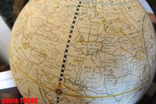 На средневековом глобусе Несвижского замка Еревана нет, но есть Баку (фото)