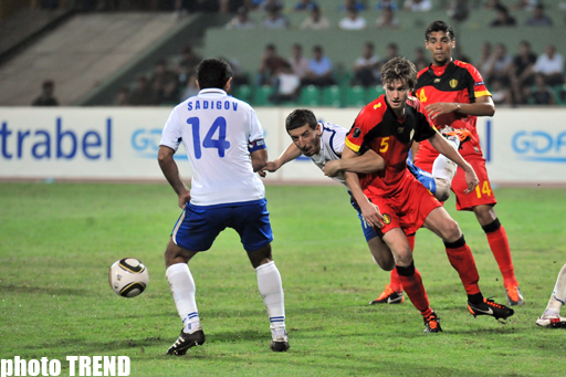 Встреча между сборными Азербайджана и Бельгии закончилась вничью (ФОТО)