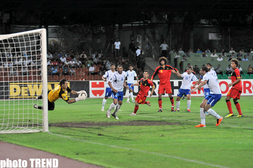 Встреча между сборными Азербайджана и Бельгии закончилась вничью (ФОТО)