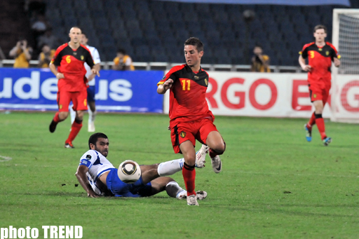 Встреча между сборными Азербайджана и Бельгии закончилась вничью (ФОТО)