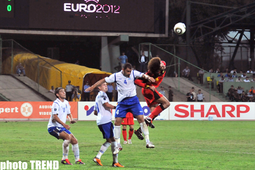 Встреча между сборными Азербайджана и Бельгии закончилась вничью (ФОТО)