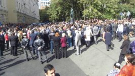 Фотосет с церемонии открытия памятника Муслиму Магомаеву