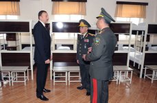Президент Ильхам Алиев принял участие в открытии Н-ского военного городка Внутренних войск в Губе (ФОТО)