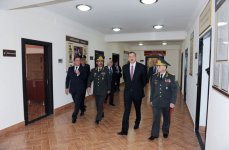 Президент Ильхам Алиев принял участие в открытии Н-ского военного городка Внутренних войск в Губе (ФОТО)