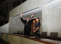 Президент Азербайджана и его супруга наблюдали за поединками финального этапа чемпионата мира по боксу (ФОТО)