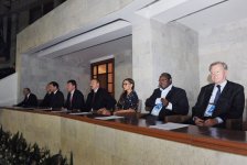 Президент Азербайджана и его супруга наблюдали за поединками финального этапа чемпионата мира по боксу (ФОТО)