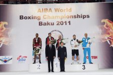 Президент Азербайджана и его супруга наблюдали за поединками финального этапа чемпионата мира по боксу (ФОТО)