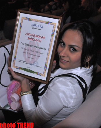 В Баку состоялась церемония награждения представителей культуры, шоу-бомонда, стилистов и моделей  (фотосессия)