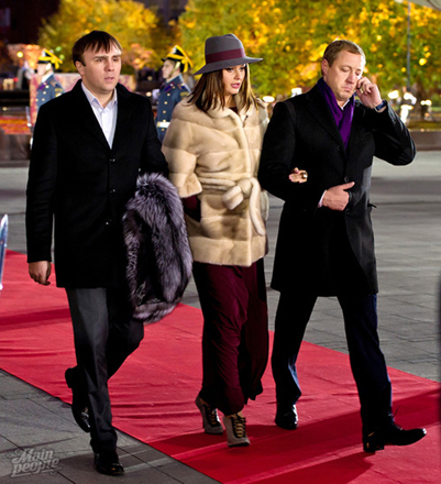 Оксана Федорова вышла в свет с мужем