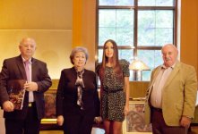 Вице-президент Фонда Гейдара Алиева Лейла Алиева в Нью-Йорке обсудила пути лучшей популяризации азербайджанского искусства в США (ФОТО)