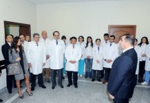 Вице-президент Фонда Гейдара Алиева Лейла Алиева ознакомилась с созданными в Центре хирургии и трансплантологии органов условиями (ФОТО)