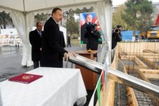 В Гахе состоялась церемония закладки фундамента Центра Гейдара Алиева (ФОТО)