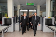 Президент Азербайджана принял участие в открытии международного аэропорта в Габале (ФОТО)