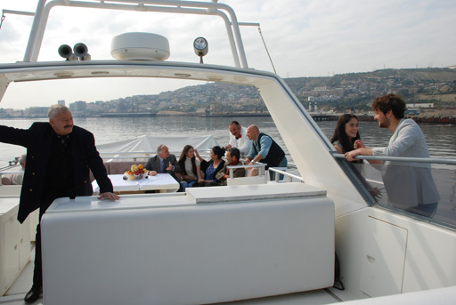 Лев Дуров, Гамида Омарова, Мабуд Магеррамов…- веселая прогулка на катере по Каспию (фотосесссия)