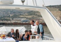 Лев Дуров, Гамида Омарова, Мабуд Магеррамов…- веселая прогулка на катере по Каспию (фотосесссия)