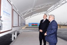 Ильхам Алиев принял участие в церемонии закладки фундамента завода по производству карбамида (ФОТО)