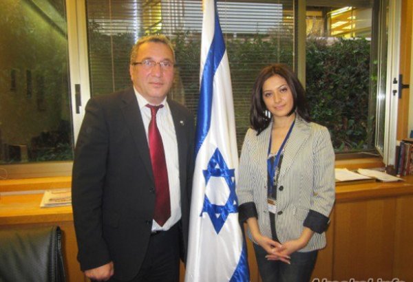 Аян Бабакишиева стала первой из певцов Азербайджана, посетившая израильский парламент (фото)