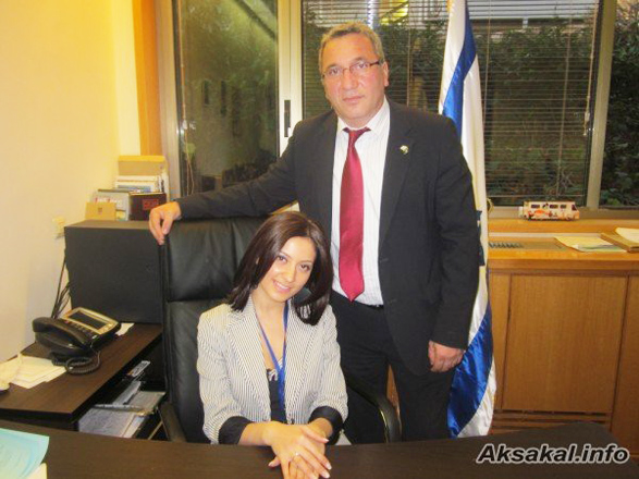 Аян Бабакишиева стала первой из певцов Азербайджана, посетившая израильский парламент (фото)