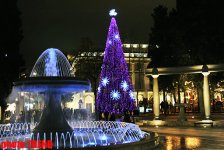 Новогодние улицы Баку - как встретить год Дракона, гороскоп (фотосессия)