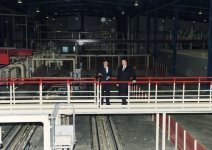 Президент Ильхам Алиев принял участие в открытии завода строительных материалов "ААС" в Гарадаге (ФОТО)