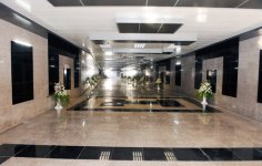 Президент Азербайджана и его супруга приняли участие в открытии новых пешеходных переходов (ФОТО)