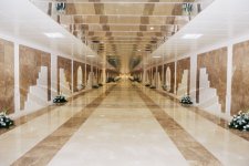 Президент Азербайджана и его супруга приняли участие в открытии новых пешеходных переходов (ФОТО)