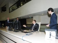 Президент Азербайджана принял участие в открытии Центра интеллектуального управления транспортом (ФОТО)