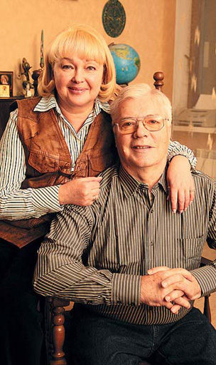 Евгений Жариков и Наталья Гвоздикова - история любви Ёжика и Гвоздики (фотосессия)