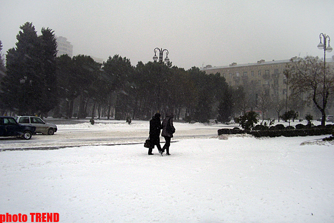 В Баку насмерть замерз бомж