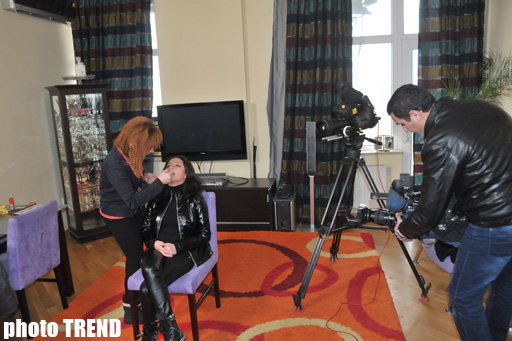 Аян Бабакишиева и кинокомпания "Бута фильм" реализовали оригинальный проект (фотосессия)