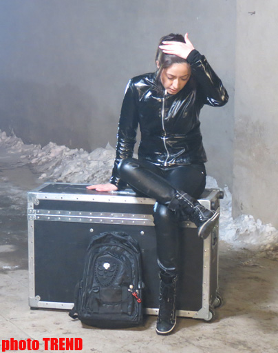 Аян Бабакишиева и кинокомпания "Бута фильм" реализовали оригинальный проект (фотосессия)