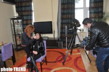 Аян Бабакишиева и кинокомпания "Бута фильм" реализовали оригинальный проект (фотосессия)