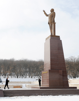 Начался визит Ильхама Алиева в Гусарский район (ФОТО)