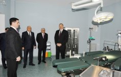 Ильхам Алиев принял участие в открытии Гусарской центральной районной больницы (ФОТО)