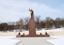 Начался визит Ильхама Алиева в Гусарский район (ФОТО)