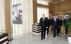 Начался визит Ильхама Алиева в Гусарский район (ФОТО)