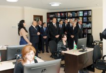 Начался визит Ильхама Алиева в Гусарский район (ФОТО)