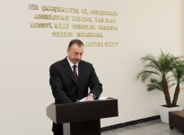 Начался визит Ильхама Алиева в Гусарский район (ФОТО)