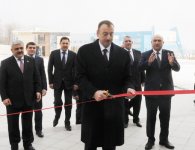 Начался визит Ильхама Алиева в Гусарский район (ФОТО)