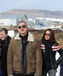 Президент Азербайджана и его супруга ознакомились с ходом строительства зимне-летнего туркомплекса "Шахдаг" (ФОТО)